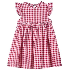 Toddler Baby Girls' Cotton Sundress with Ruffle Halter Sleeveless and Swing D... - Picture 1 of 8