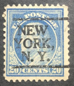 Scott#: 515 - Benjamin Franklin 20c 1917 New York centered precancel - Picture 1 of 2