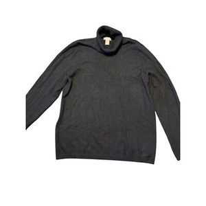 Chico’s Turtleneck  Sweater Size 1 Black - Picture 1 of 6
