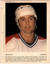 1980-81 Dimanche / Derniere Heure Photos Steve Shutt #NNO Montreal Canadiens