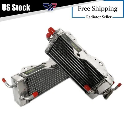 Radiador de refrigeración de aluminio compatible con Yamaha 1994-1997 WR250 / 1993-1995 YZ125 YZ250 Foto 1 de 4