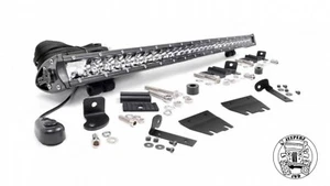 30" Chrome LED Light Bar Hood Kit for Jeep Wrangler JL & Gladiator JT 70053 - Picture 1 of 1