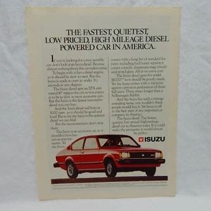 ISUZU VINTAGE ADVERTISING MAGAZINE PAGE OCTOBER 12,1981 - Picture 1 of 1