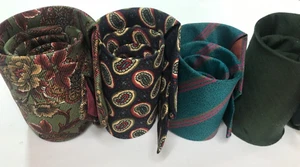 HARRODS & LIBERTY SILK TIES VINTAGE GOOD CONDITION DIFFERENT PATTERNS & COLOURS - Picture 1 of 24