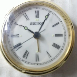 Seiko Gold Plated Pocket Travel Alarn Watch - Picture 1 of 6