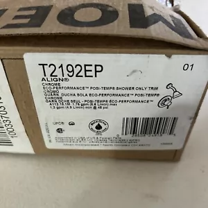 MOEN Align T2192EP Posi-Temp Eco-Performance Shower Trim Kit w Head - Chrome - Picture 1 of 8