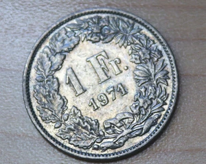 1971 Switzerland 1 Franc - Picture 1 of 2