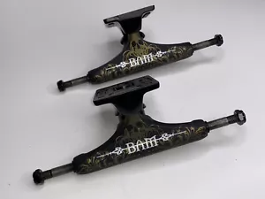 Destructo Bam Margera Ghost 4,75 (7,5" Achse) mittlere Skateboard-Trucks schwarz/gold - Bild 1 von 7