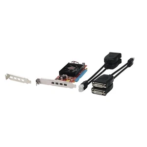 Xynsviu  Radeon HD 6570 2G Graphics Card, GPU Support 4 Monitor Mini-DisplayPort - Picture 1 of 7