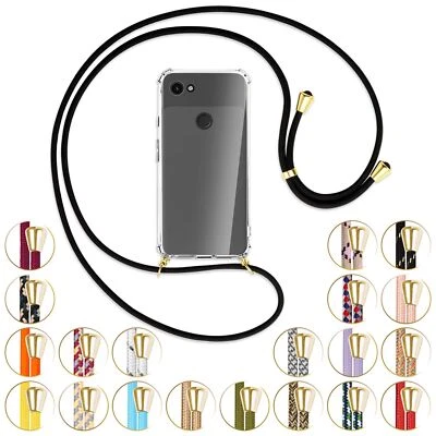 Collana (O) per Google Pixel 3a Cover protettiva Custodia con catena cordino - Immagine 1 di 4