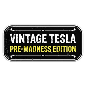 Funny Anti Elon Vintage Pre Madness Edition Sticker Vinyl Decal - Picture 1 of 1