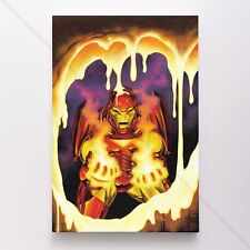 Iron Man Poster Canvas Tony Stark Avengers Comic Book Cover Art Print #9662