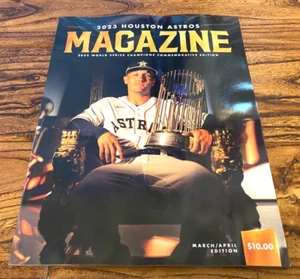 March / April 2023 Houston Astros Commemorative Game Program Alex Bregman GOLD - Picture 1 of 4