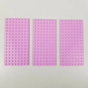 Lego Grundplatte Menge 3 rosa - 8x16 Friends Style Grundplatten Grundplatte - Bild 1 von 2