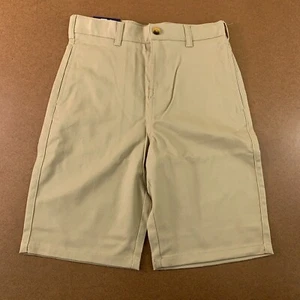 French Toast Boys Size 14 Khaki Flat Front Uniform Shorts NWT - Picture 1 of 4
