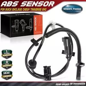 Rear Driver or Passenger ABS Wheel Speed Sensor for Buick Enclave Chevy Traverse - Picture 1 of 8