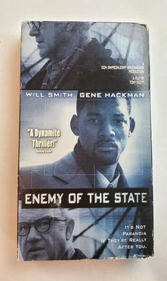 Enemy Of The State VHS Tape 1992 - Will Smith Gene Hackman - Image 1 of 4