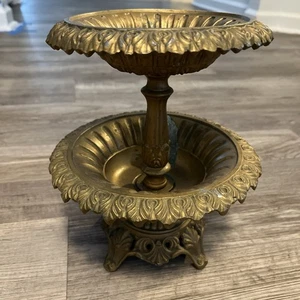 Antique Brass Gilt Compote - Picture 1 of 7