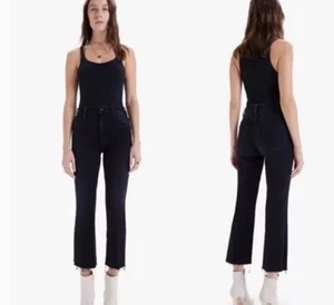 Mother Womens The Hustler Ankle Fray Denim Jeans Size 24 Encounters at Night - Picture 1 of 8