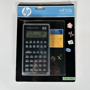 HP 20b Business Consultant Calcolatrice per Finanza Display 2 Linee Nuovo Sigillato - Foto 1 di 2