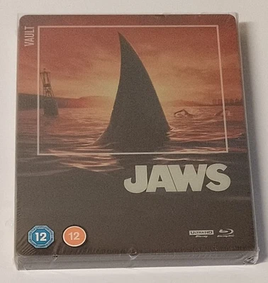 Jaws (4K Ultra HD) Film Vault Steelbook *New/Loose Disc* - Image 1 of 4