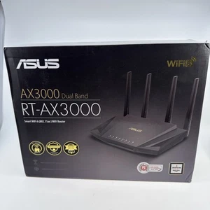 ASUS RT-AX3000 V2 Dual Band Wireless Router-Next Gen WiFi 6 802.11ax - 9664 - Afbeelding 1 van 8