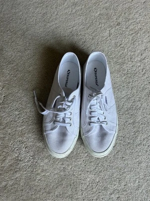 Tênis Superga 2750 Cotu Classic - Branco Feminino Tamanho 41.5/EUA 10 - Imagem 1 de 4