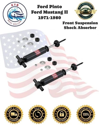KYB Front Suspension Shock Absorber Fits Ford Pinto Mustang II 1971-1980 - Image 1 of 4