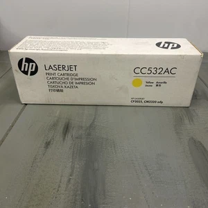 NUEVO HP CC532AC Cartucho de Tóner Amarillo Genuino - Sellado - Imagen 1 de 6