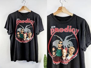 Retro The Prodigy Band In Tour camicia nera pesante tutte le taglie per uomo TU496 - Foto 1 di 3