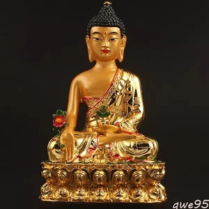 Chinese Traditional Medicine Buddha Tibetan Resin Buddha Statue Ornament - Picture 1 of 3