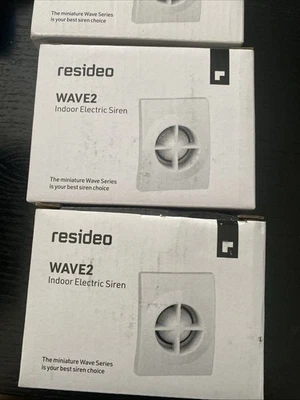 Nueva sirena eléctrica de 2 tonos para interiores Resideo/Honeywell WAVE2, 106 dB Foto 1 de 4