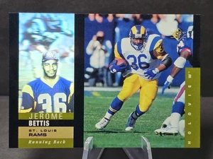 1995 Upper Deck SP Jerome Bettis #24 St Louis Rams Pittsburgh Steelers - Imagen 1 de 2