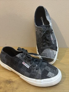 Zapatilla deportiva Superga Fantasia Polywool negra multi zapatos para mujer 8 1/2 para hombre’s 7 - Imagen 1 de 7