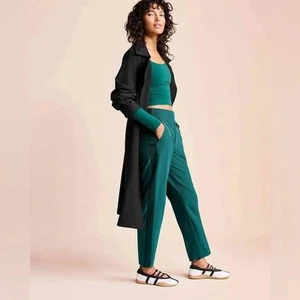 Athleta Brooklyn Mid Rise Ankle Pant - Teal 12P - Picture 1 of 12