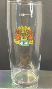 "Vaso de cerveza Goss Brewery Gosser desde 1860,4 litros 13 onzas 6,5"" de alto vintage" - Imagen 1 de 9
