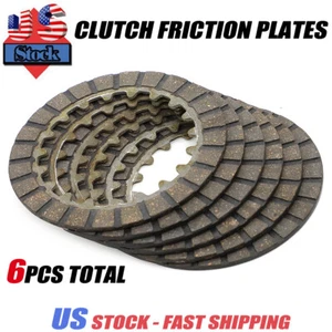 Clutch Friction Plates for Yamaha PW80 Y-Zinger 80 1983 85 1991-2006 YFM80 02-08 - Picture 1 of 7