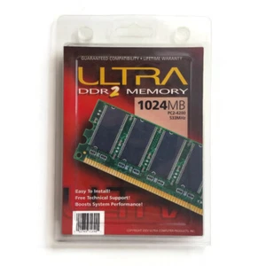 Ultra PC2-4200 DDR2 533MHz Memory 1024MB NEW OLD STOCK - Picture 1 of 2