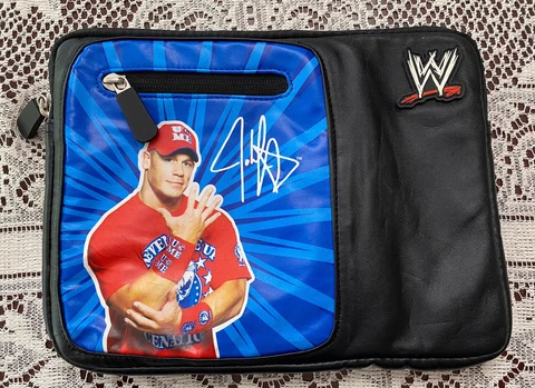 John Cena WWE Padded Bag/ Pouch Zip-Up 9.5” x 7.5” “U Can't C Me" Tablet Carrier Cover