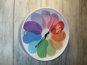 Orologio da parete vintage Gourmet Jelly Belly. Gelatina di fagioli diametro 12". Funzionante - Foto 1 di 9