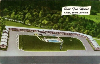 Hill Top Motel Aiken U.S. 1 HWY South Carolina Postcard - Image 1 of 2