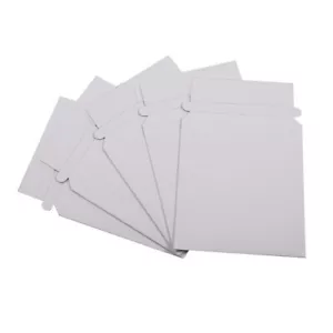 100 Porto sparen 5 1/4 CD DVD Disc Versandtasche Umschlag mit Klappe und Selbstversiegelung - Bild 1 von 2