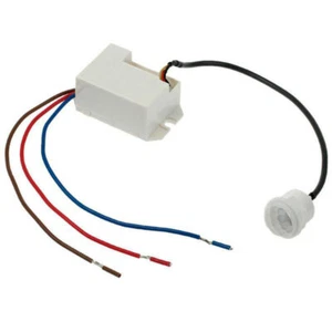 360° Mini Recessed PIR Occupancy Motion Sensor Detector Light Switch Ceiling - Picture 1 of 7