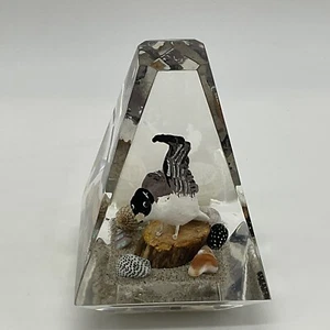 Wildgans in Plexiglas Obeliskenform 3,5 cm groß - Bild 1 von 14