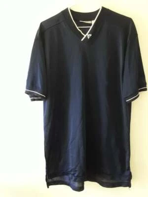 ATHLETIC WORKS  Shirt  Mens  Medium  Navy Quick Dry Sport - Image 1 of 4