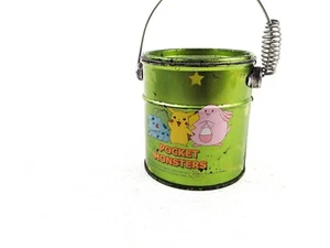 Pokemon Pocket monsters 1999 Korean Import Metal Coin Bank Pikachu Chansey - Picture 1 of 7