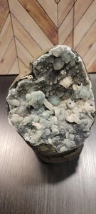 Botryoidal, Blue And Green Chalcedony On Matrix - Picture 1 of 10