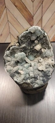 Botryoidal, Blue And Green Chalcedony On Matrix - Image 1 of 4