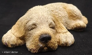 Vintage Sandicast Lil Snoozer Golden Retriever by Sandra Brue - Picture 1 of 11