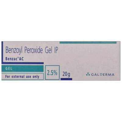 Galderma Benzoylperoxid 2,5 % Benzac AC 30 GM bei Akne, Pickeln KOSTENLOSER V...